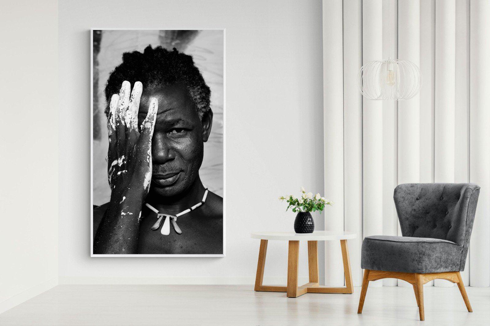 Look of an Artist-Wall_Art-130 x 220cm-Mounted Canvas-White-Pixalot