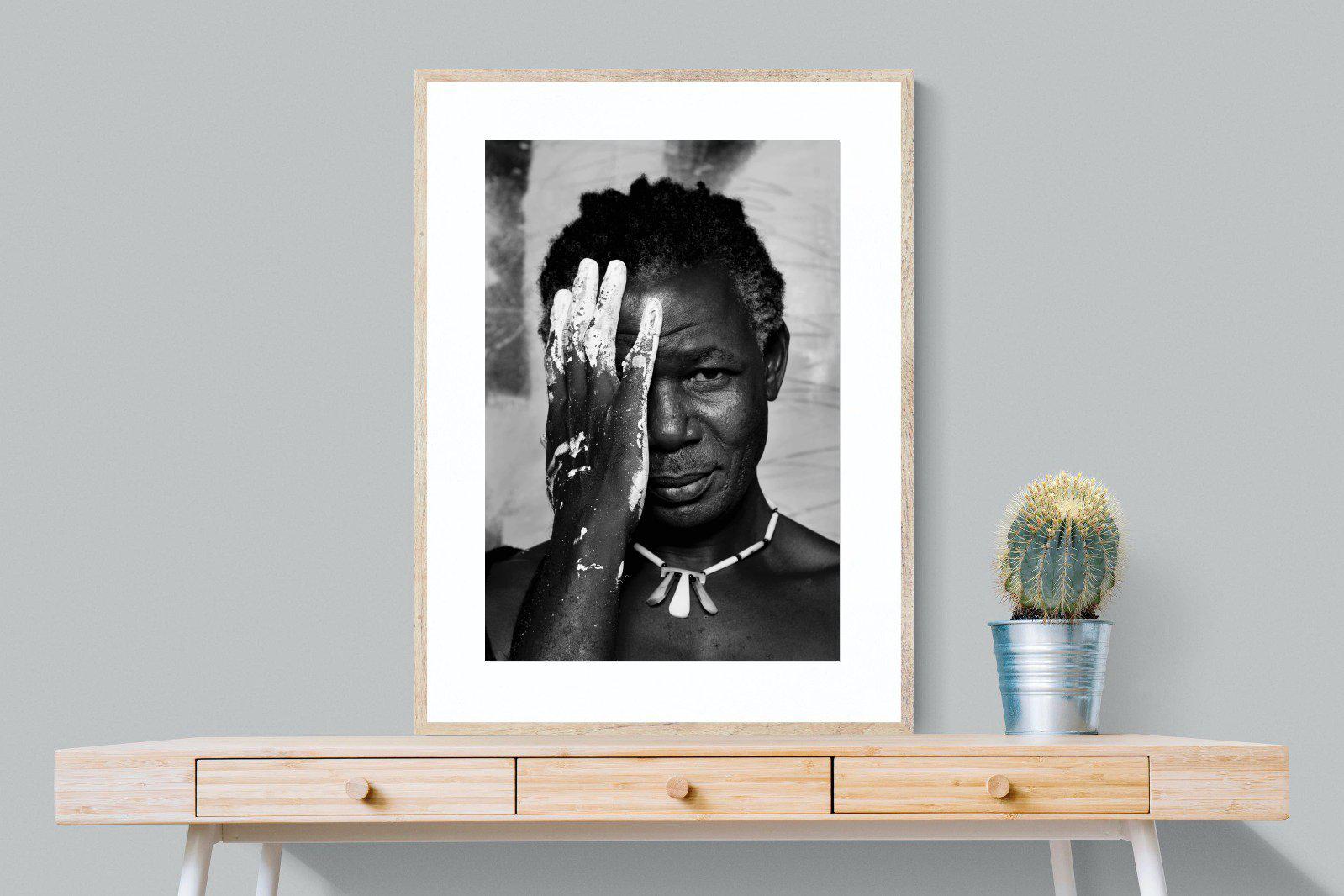 Look of an Artist-Wall_Art-75 x 100cm-Framed Print-Wood-Pixalot