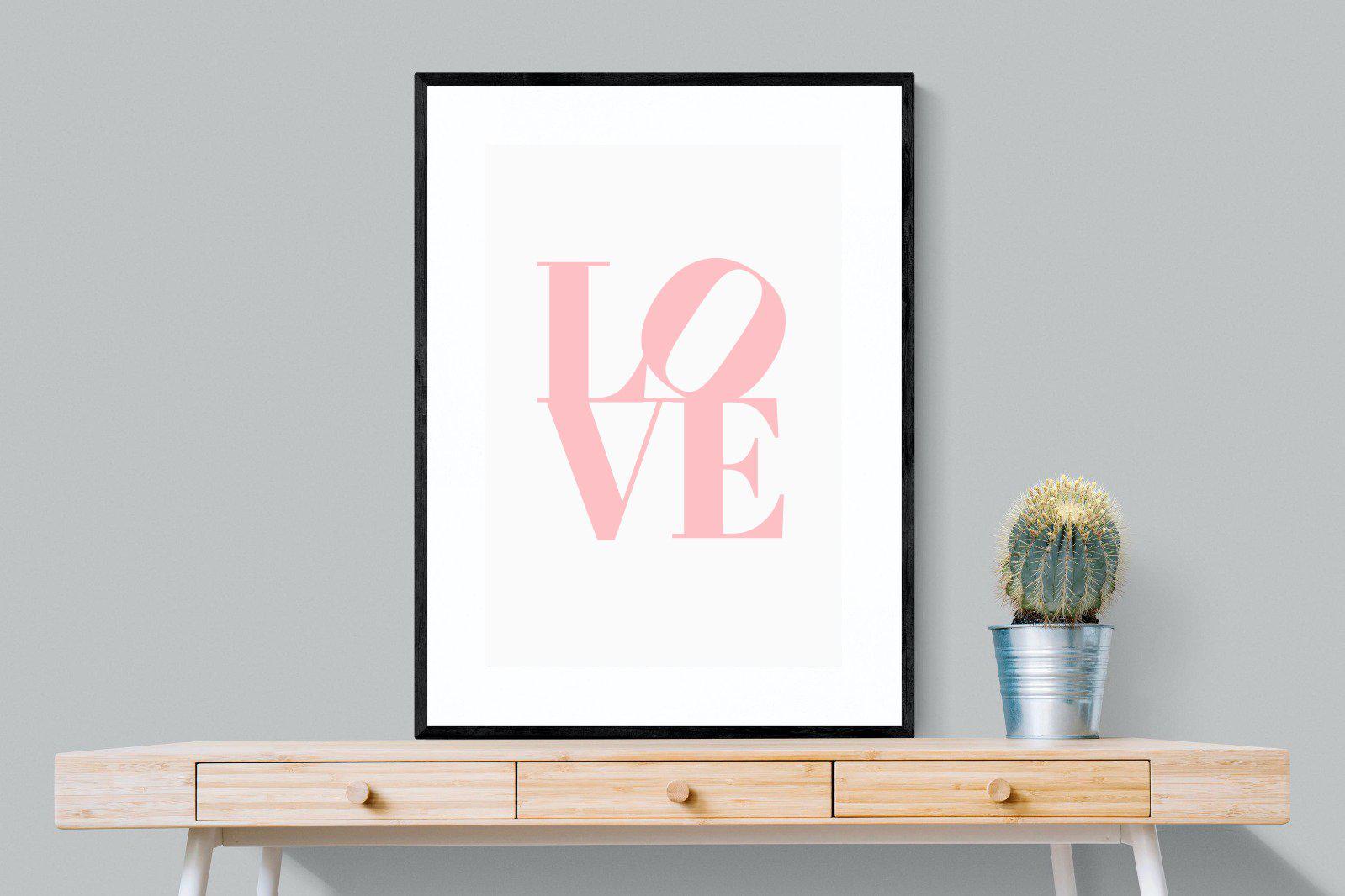 Love-Wall_Art-75 x 100cm-Framed Print-Black-Pixalot