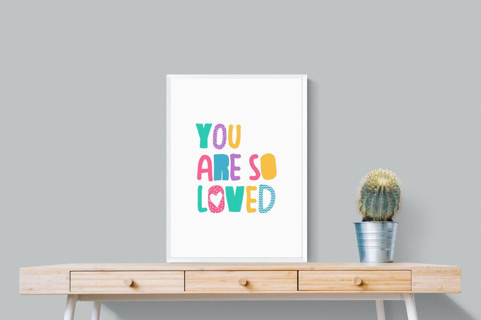 Loved-Wall_Art-60 x 80cm-Mounted Canvas-White-Pixalot