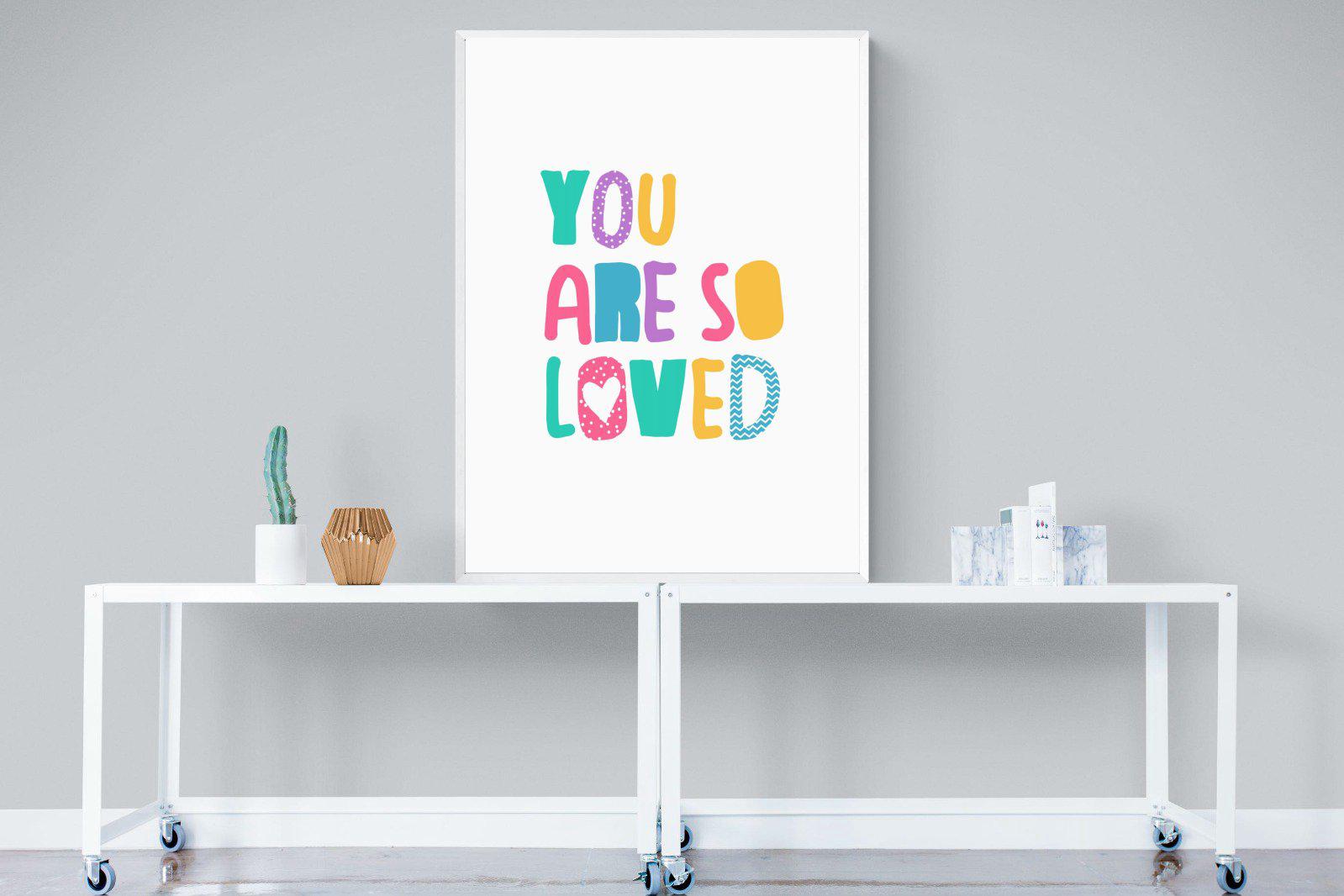 Loved-Wall_Art-90 x 120cm-Mounted Canvas-White-Pixalot