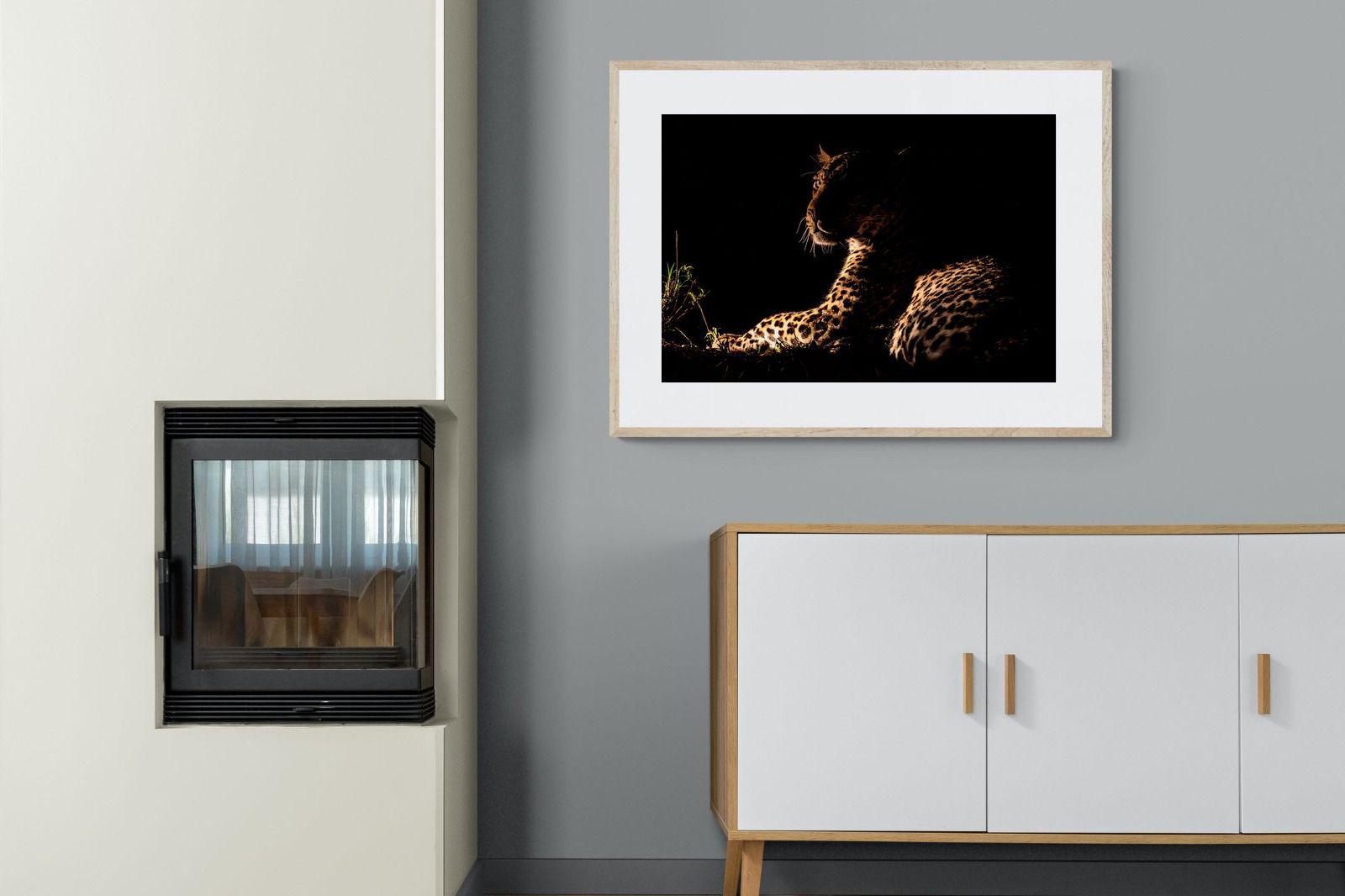 Lurking-Wall_Art-100 x 75cm-Framed Print-Wood-Pixalot