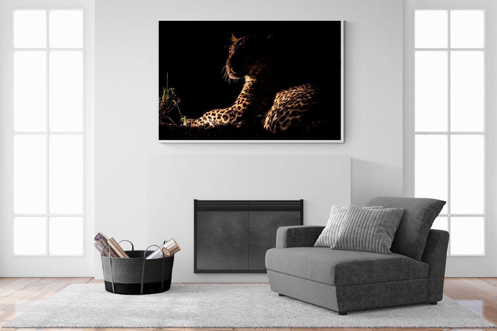 Lurking-Wall_Art-150 x 100cm-Mounted Canvas-White-Pixalot