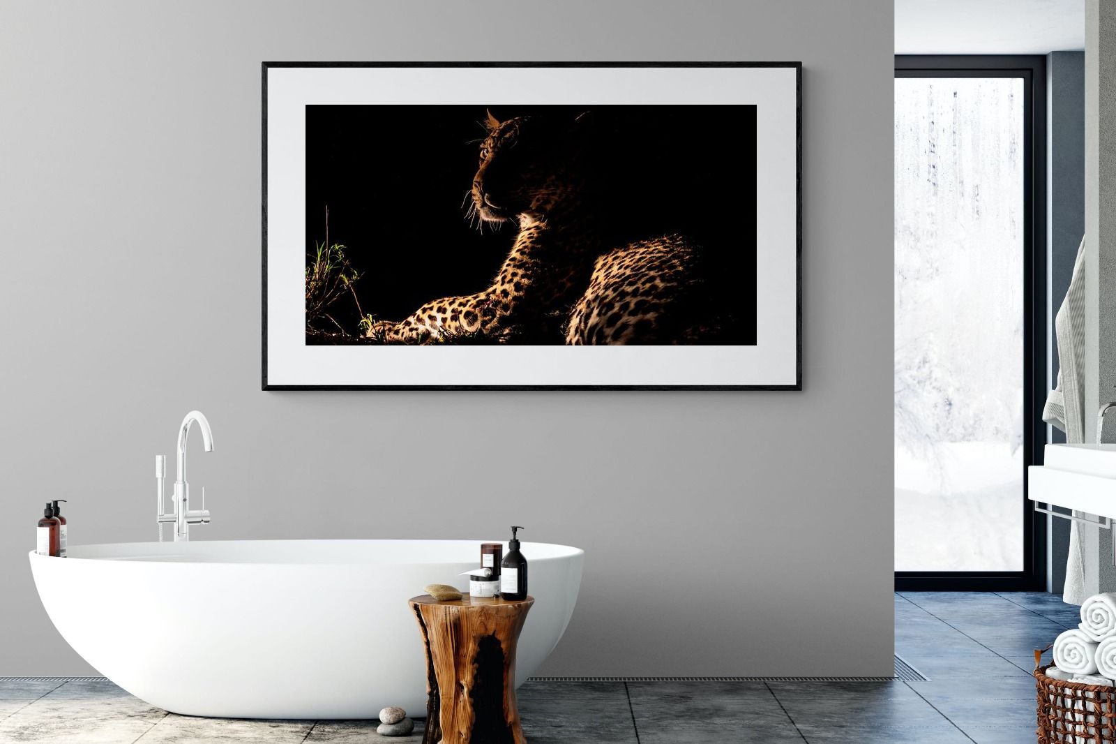 Lurking-Wall_Art-180 x 110cm-Framed Print-Black-Pixalot