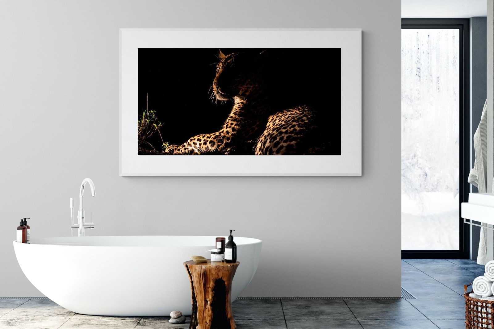 Lurking-Wall_Art-180 x 110cm-Framed Print-White-Pixalot