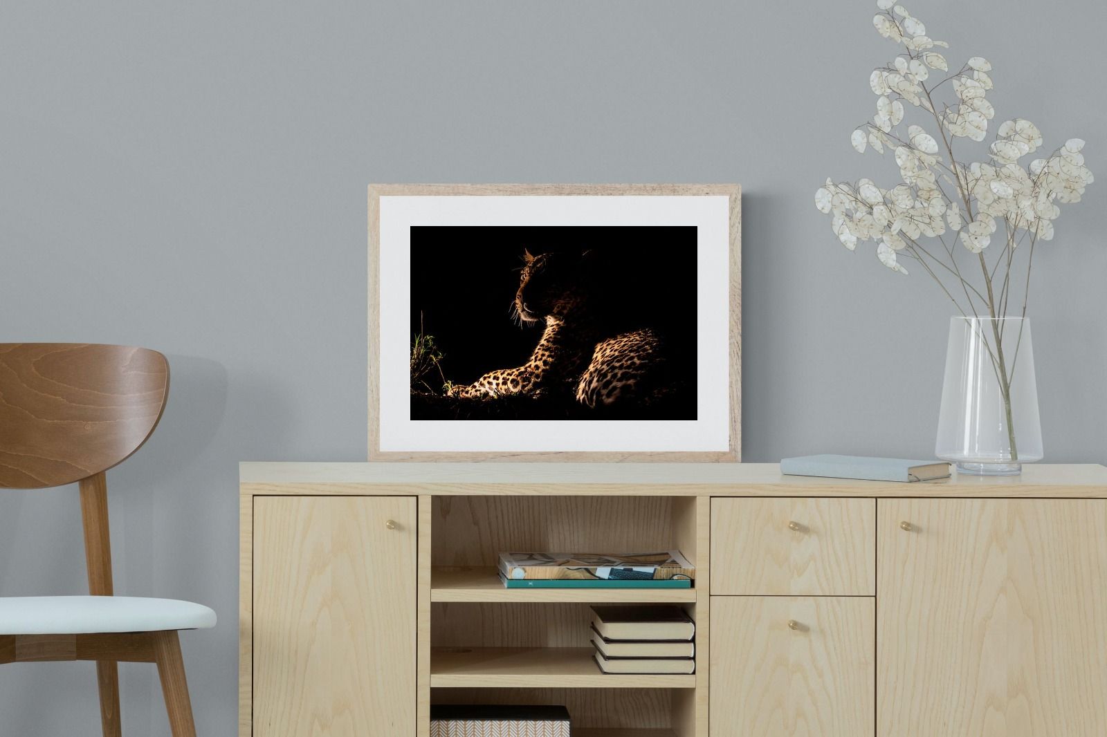 Lurking-Wall_Art-60 x 45cm-Framed Print-Wood-Pixalot