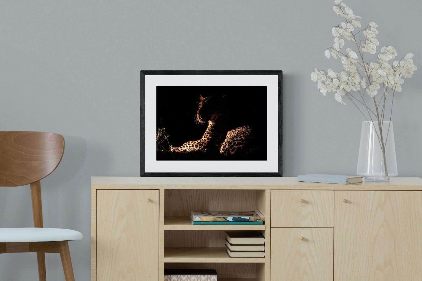 Lurking-Wall_Art-60 x 45cm-Framed Print-Black-Pixalot