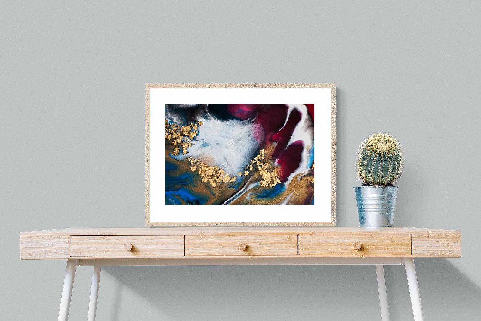 Lux Liquid-Wall_Art-80 x 60cm-Framed Print-Wood-Pixalot