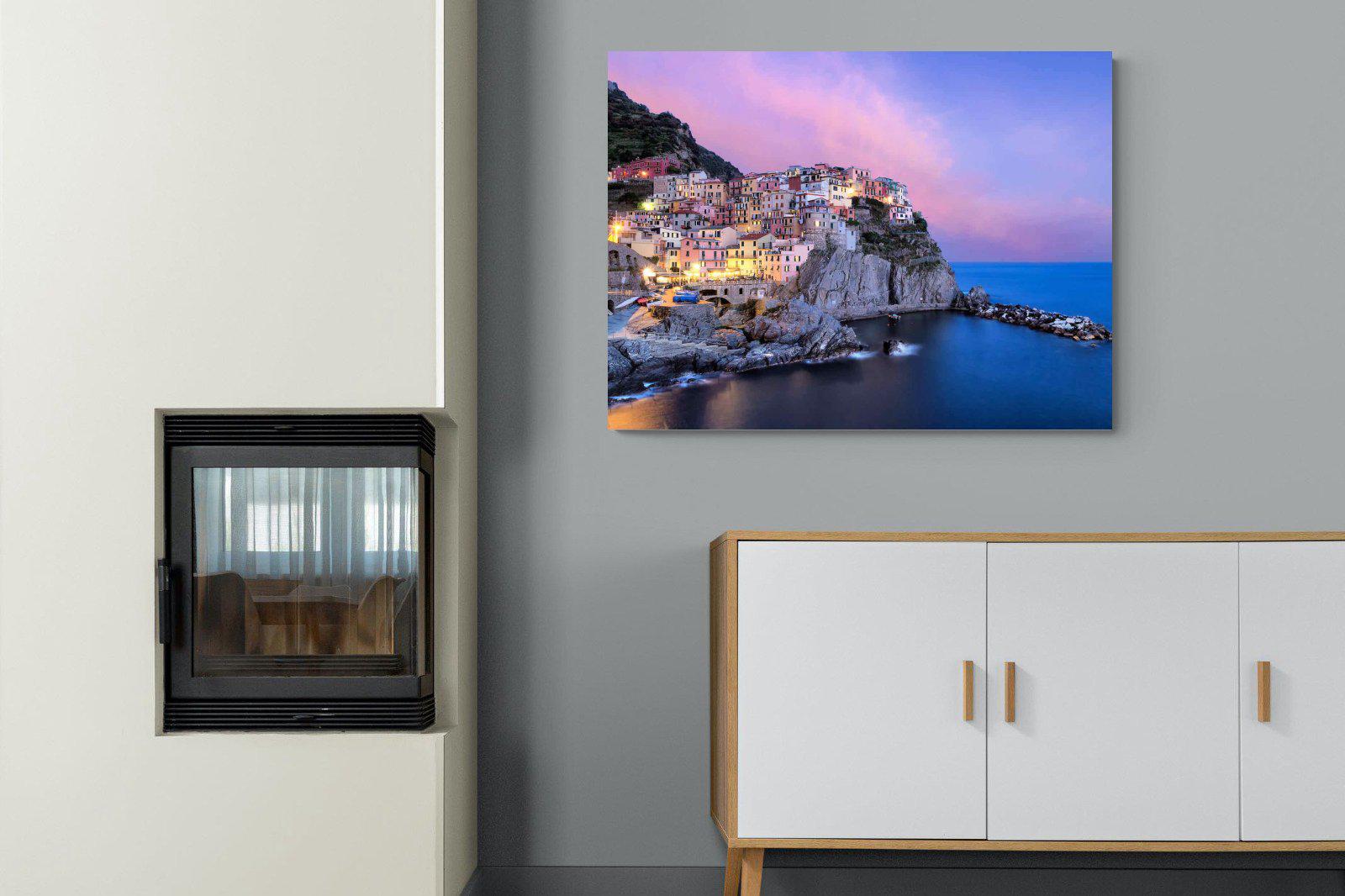 Manarola-Wall_Art-100 x 75cm-Mounted Canvas-No Frame-Pixalot