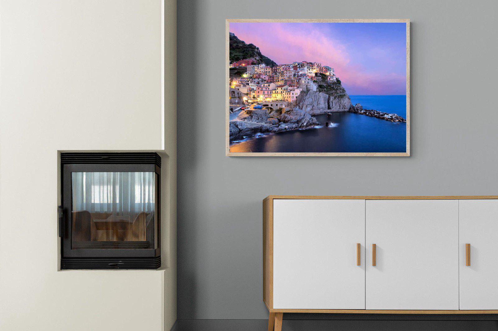 Manarola-Wall_Art-100 x 75cm-Mounted Canvas-Wood-Pixalot