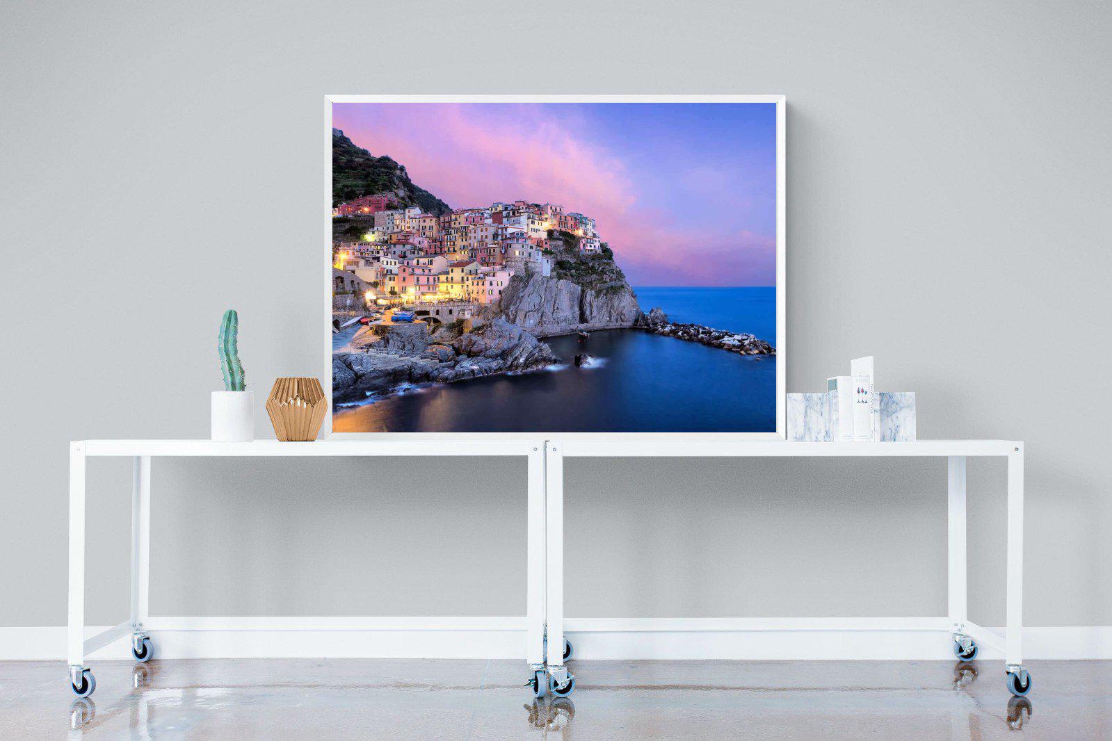 Manarola-Wall_Art-120 x 90cm-Mounted Canvas-White-Pixalot