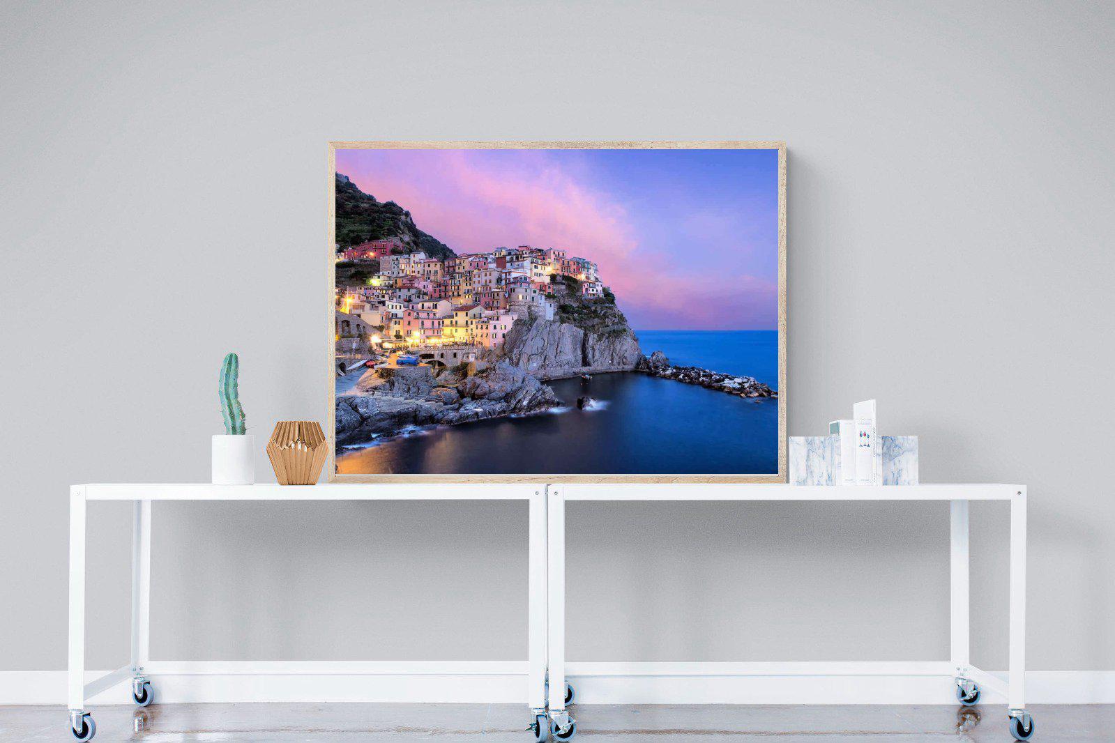 Manarola-Wall_Art-120 x 90cm-Mounted Canvas-Wood-Pixalot