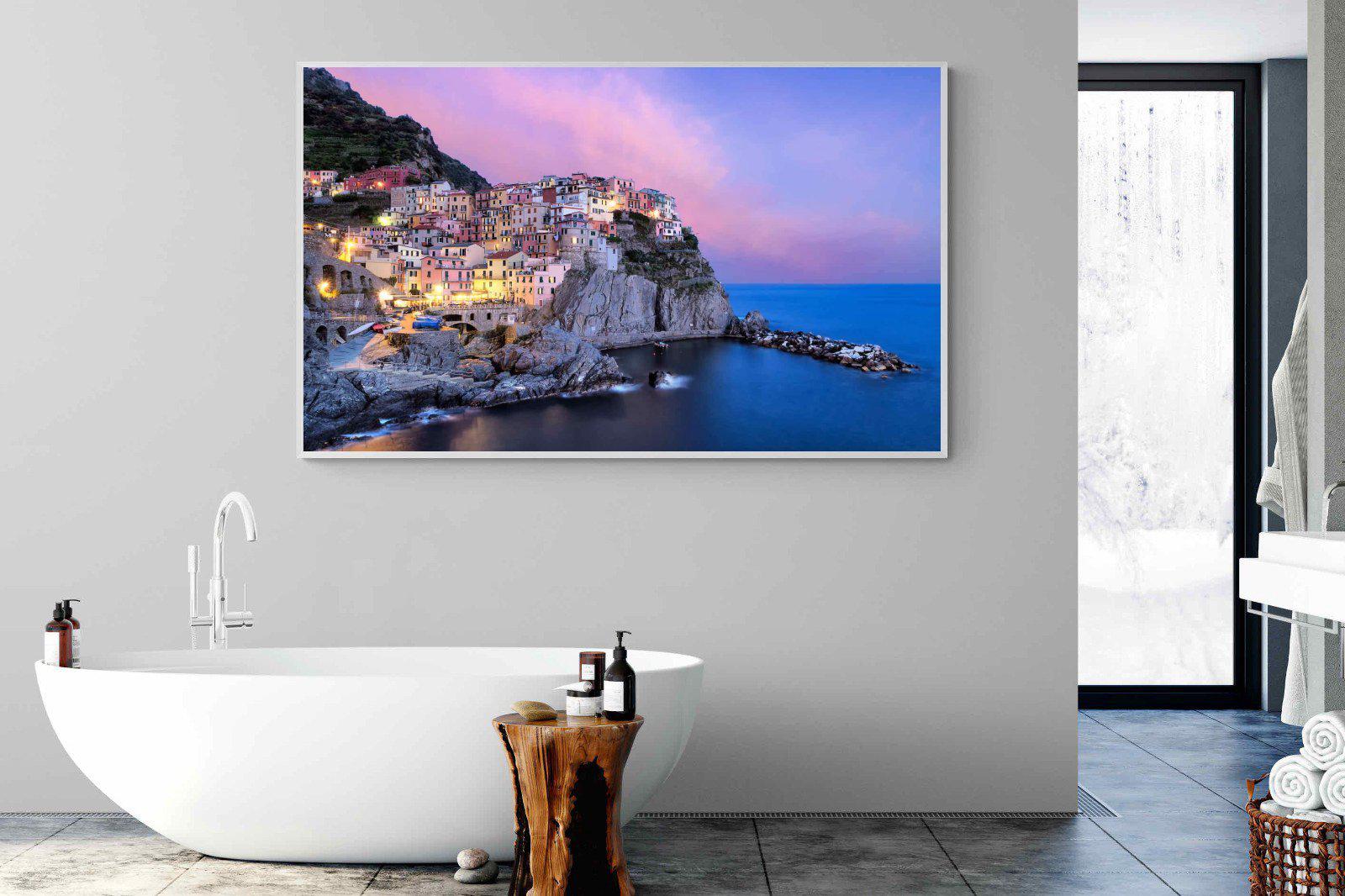 Manarola-Wall_Art-180 x 110cm-Mounted Canvas-White-Pixalot