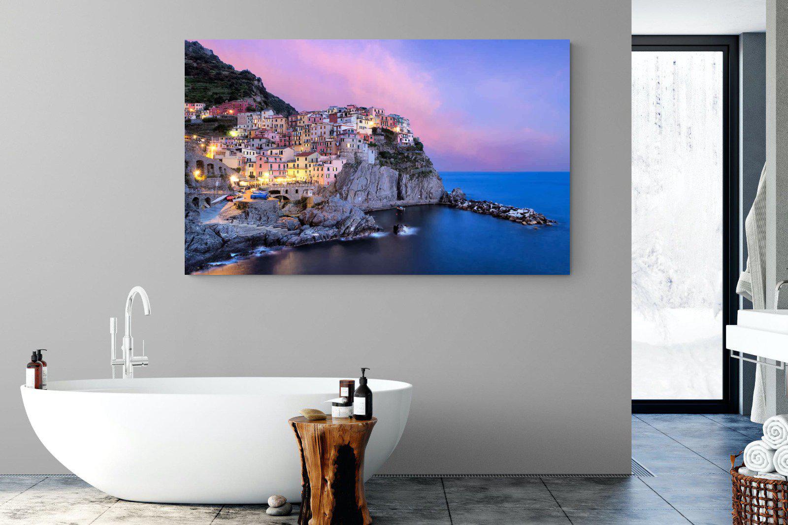 Manarola-Wall_Art-180 x 110cm-Mounted Canvas-No Frame-Pixalot