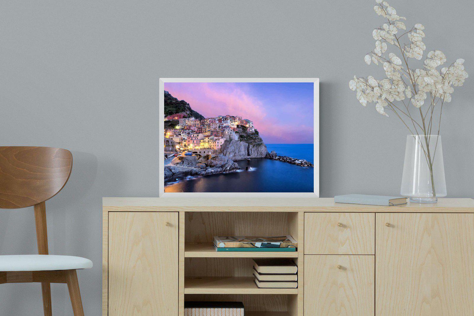 Manarola-Wall_Art-60 x 45cm-Mounted Canvas-White-Pixalot