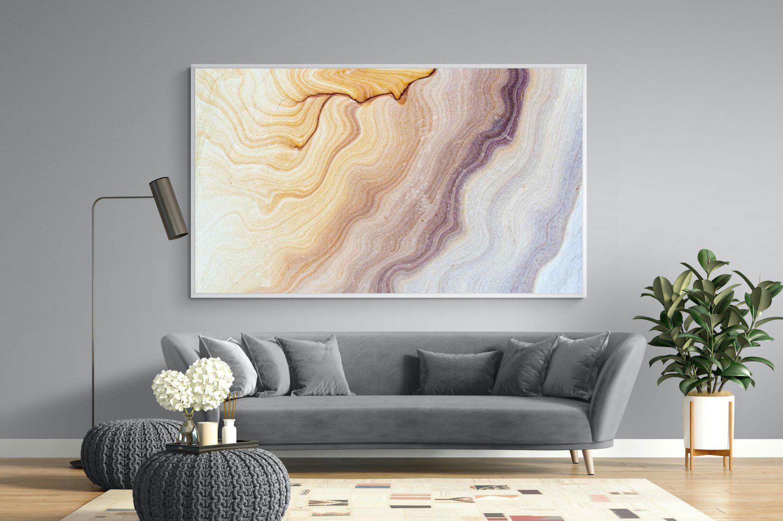 Marble-Wall_Art-220 x 130cm-Mounted Canvas-White-Pixalot