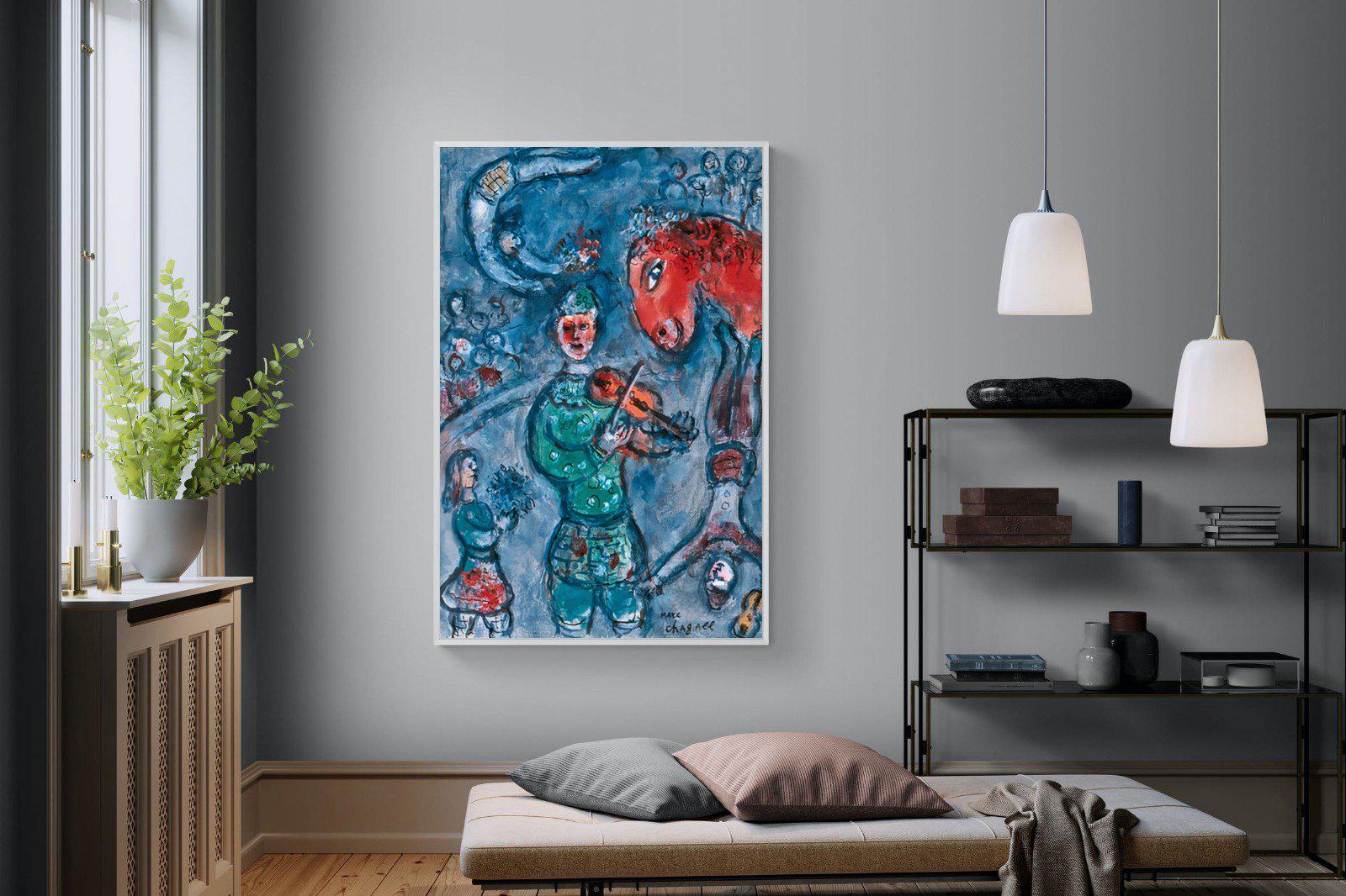 Marc Chagall-Wall_Art-120 x 180cm-Mounted Canvas-White-Pixalot