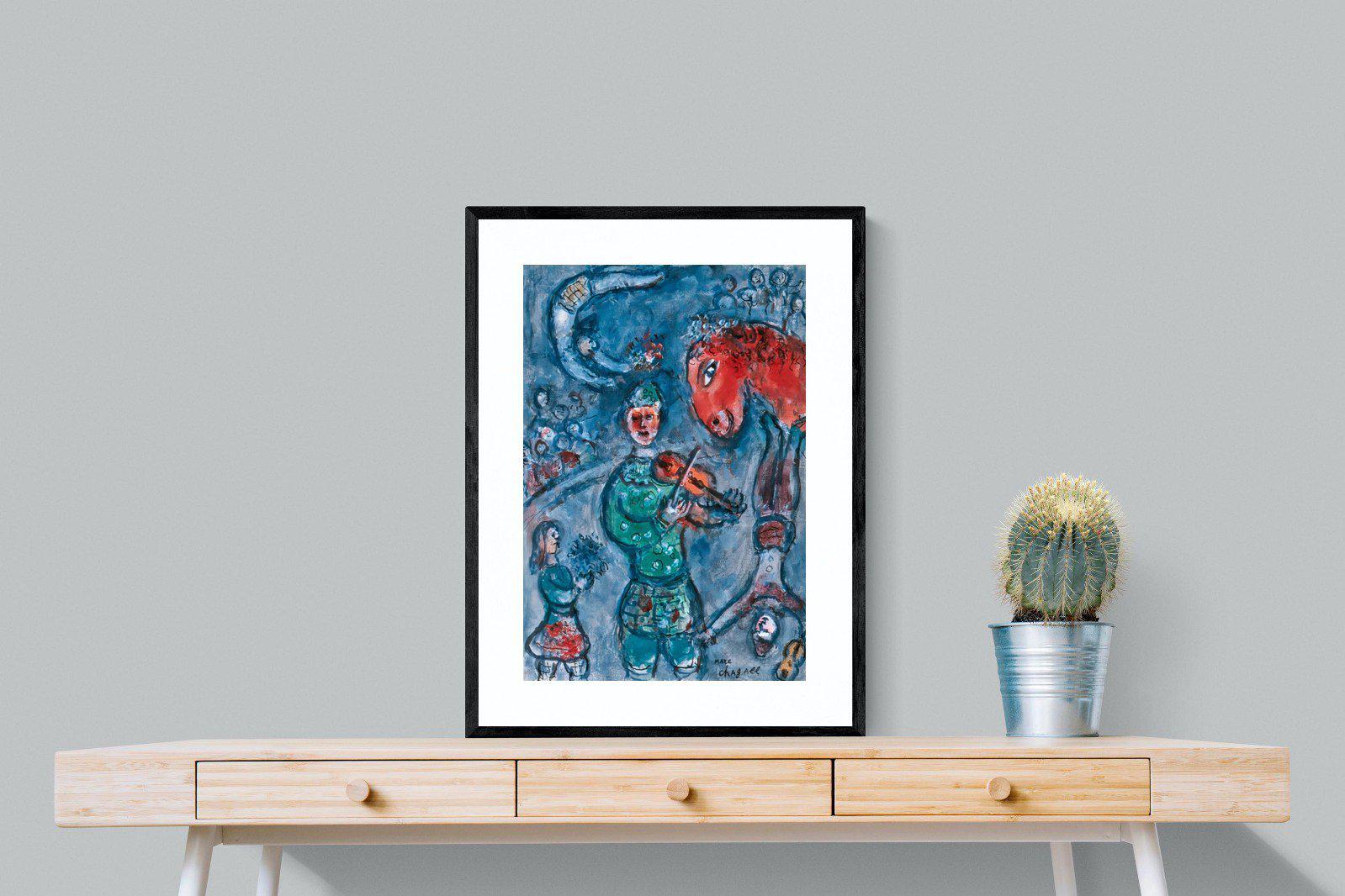 Marc Chagall-Wall_Art-60 x 80cm-Framed Print-Black-Pixalot