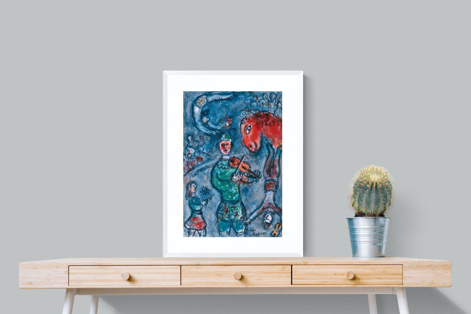 Marc Chagall-Wall_Art-60 x 80cm-Framed Print-White-Pixalot