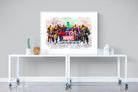 Marvel Heroes-Wall_Art-120 x 90cm-Framed Print-White-Pixalot