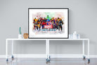 Marvel Heroes-Wall_Art-120 x 90cm-Framed Print-Black-Pixalot