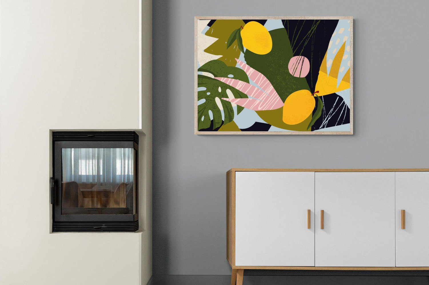 Matisse-Wall_Art-100 x 75cm-Mounted Canvas-Wood-Pixalot