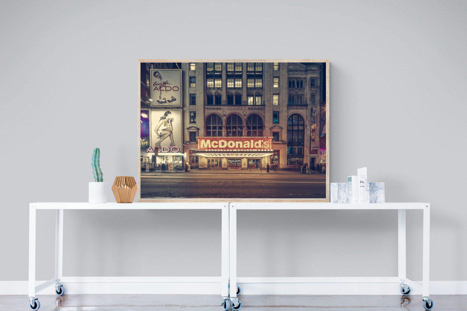 McDonald's-Wall_Art-120 x 90cm-Mounted Canvas-Wood-Pixalot