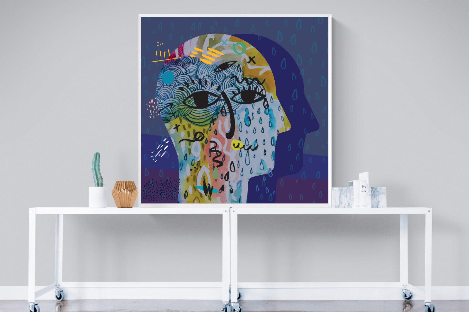 Melancholy-Wall_Art-120 x 120cm-Mounted Canvas-White-Pixalot