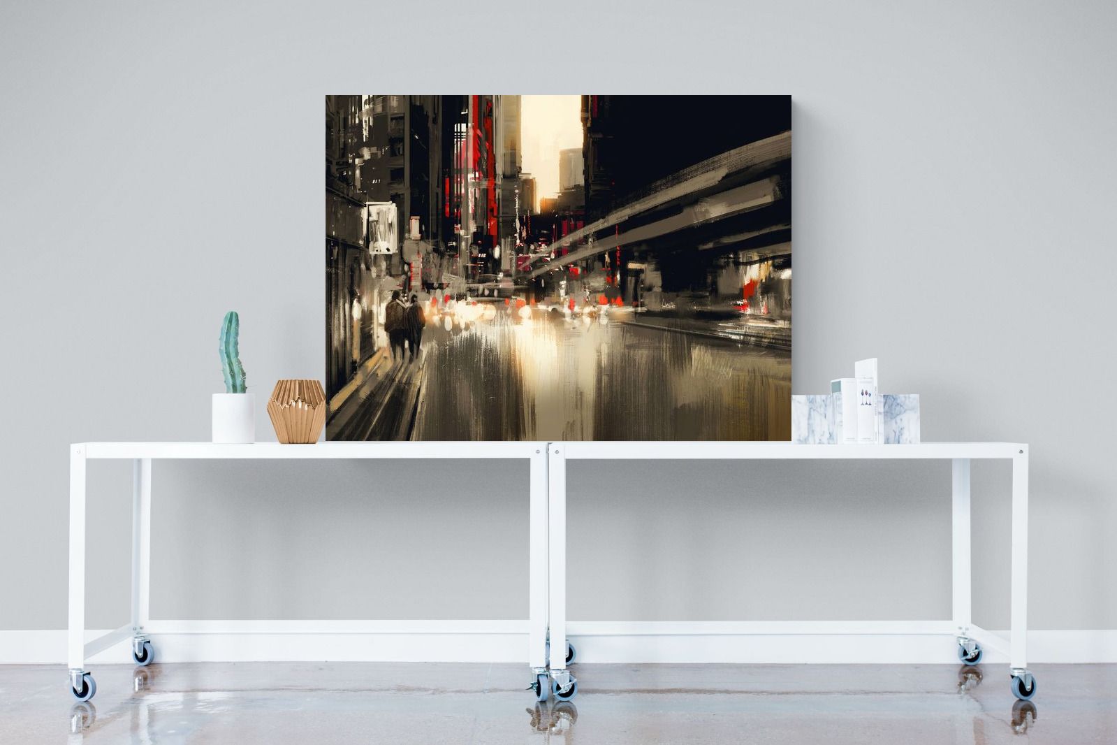 Metro-Wall_Art-120 x 90cm-Mounted Canvas-No Frame-Pixalot