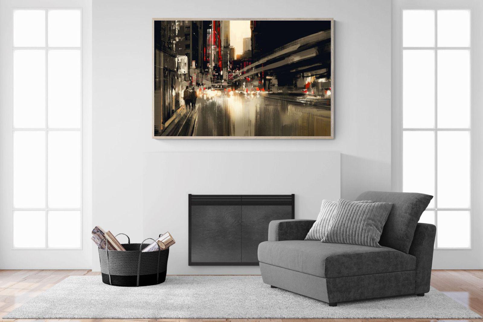 Metro-Wall_Art-150 x 100cm-Mounted Canvas-Wood-Pixalot