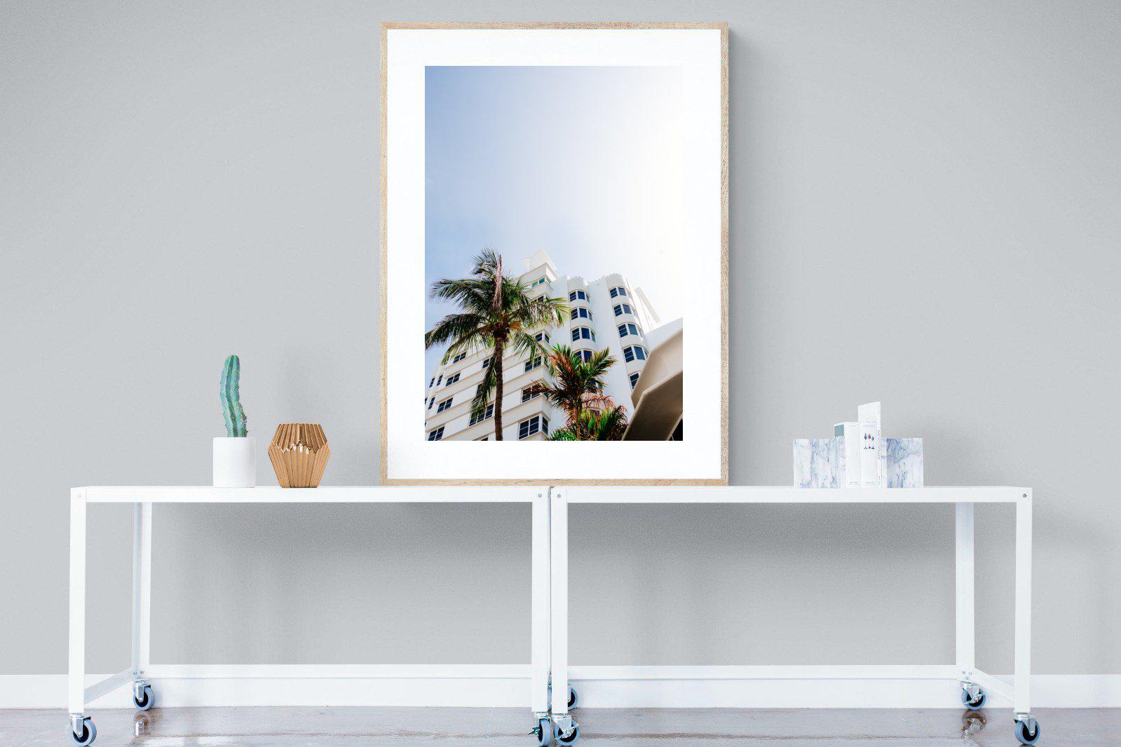 Miami-Wall_Art-90 x 120cm-Framed Print-Wood-Pixalot