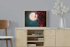 Midnight Flora-Wall_Art-60 x 45cm-Mounted Canvas-Wood-Pixalot