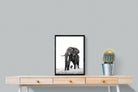 Mighty-Wall_Art-45 x 60cm-Mounted Canvas-Black-Pixalot