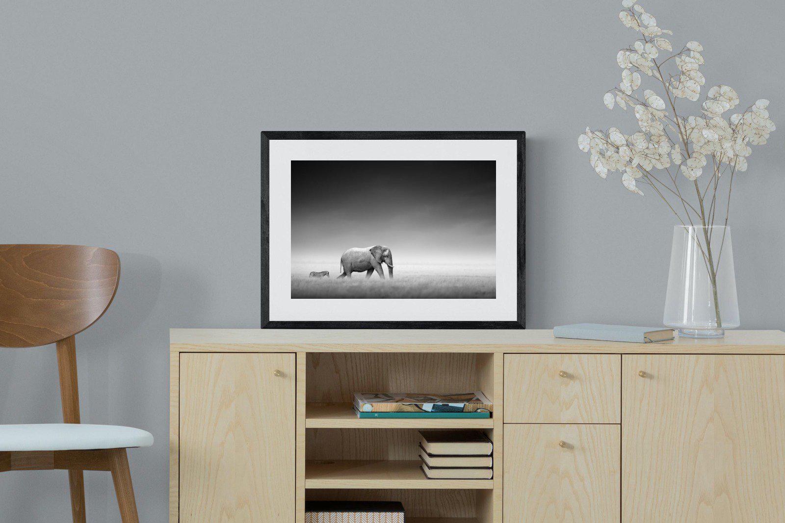 Migration-Wall_Art-60 x 45cm-Framed Print-Black-Pixalot