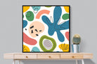 Mini Matisse-Wall_Art-100 x 100cm-Mounted Canvas-Black-Pixalot