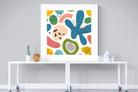 Mini Matisse-Wall_Art-120 x 120cm-Framed Print-White-Pixalot