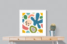 Mini Matisse-Wall_Art-80 x 80cm-Framed Print-White-Pixalot