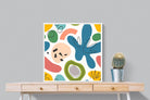 Mini Matisse-Wall_Art-80 x 80cm-Mounted Canvas-White-Pixalot