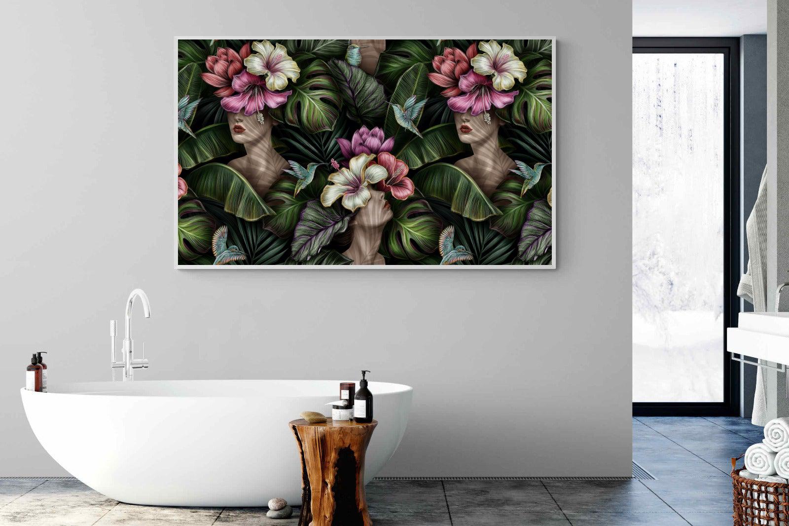 Miss Bloom-Wall_Art-180 x 110cm-Mounted Canvas-White-Pixalot