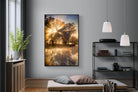 Misty Morning-Wall_Art-120 x 180cm-Mounted Canvas-Black-Pixalot