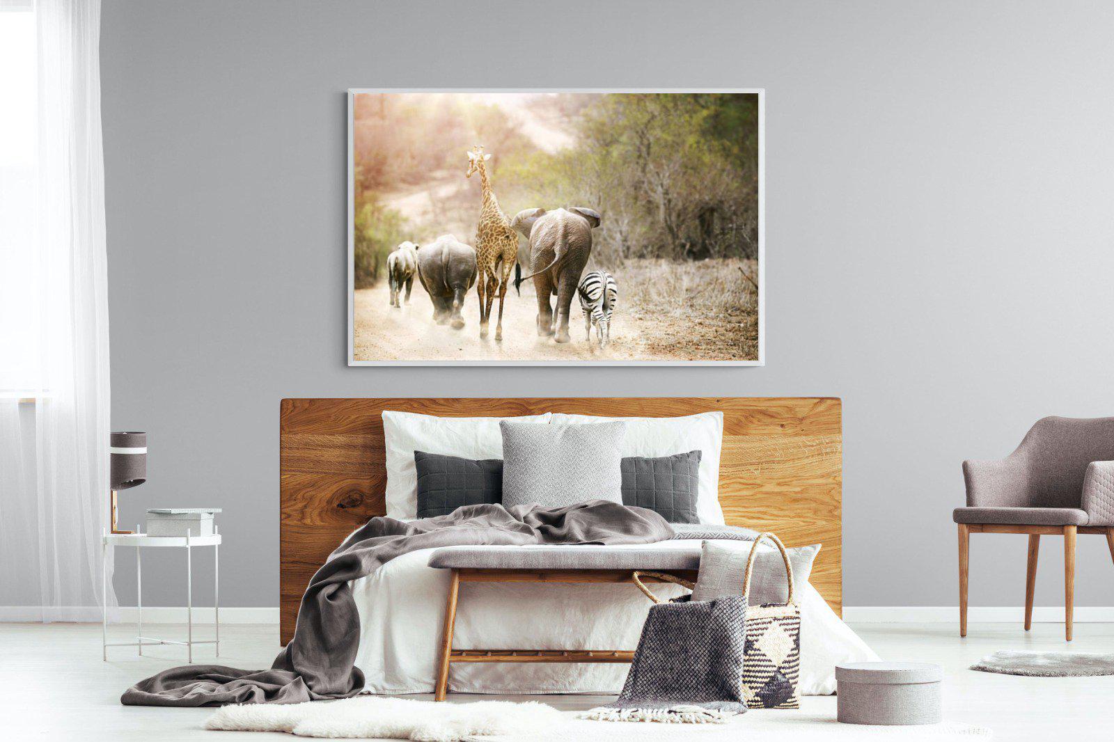 Mixed Family-Wall_Art-150 x 100cm-Mounted Canvas-White-Pixalot