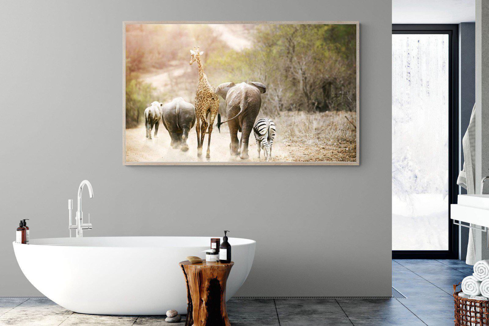 Mixed Family-Wall_Art-180 x 110cm-Mounted Canvas-Wood-Pixalot