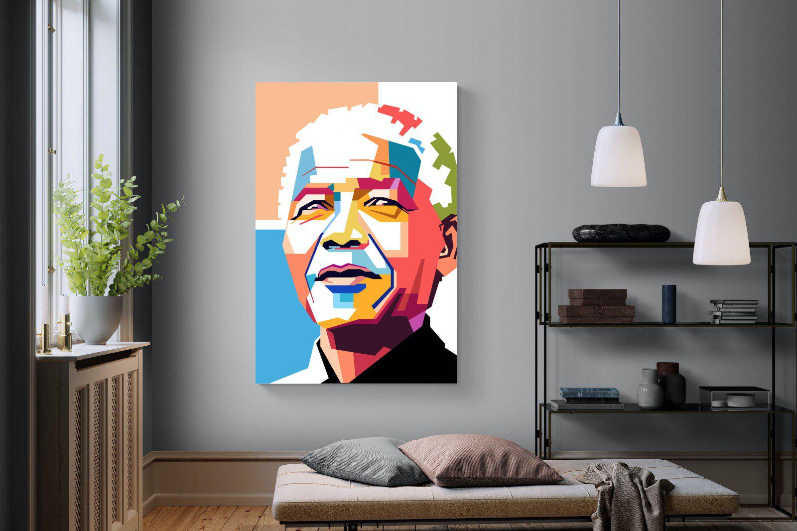 Modern Madiba-Wall_Art-120 x 180cm-Mounted Canvas-No Frame-Pixalot