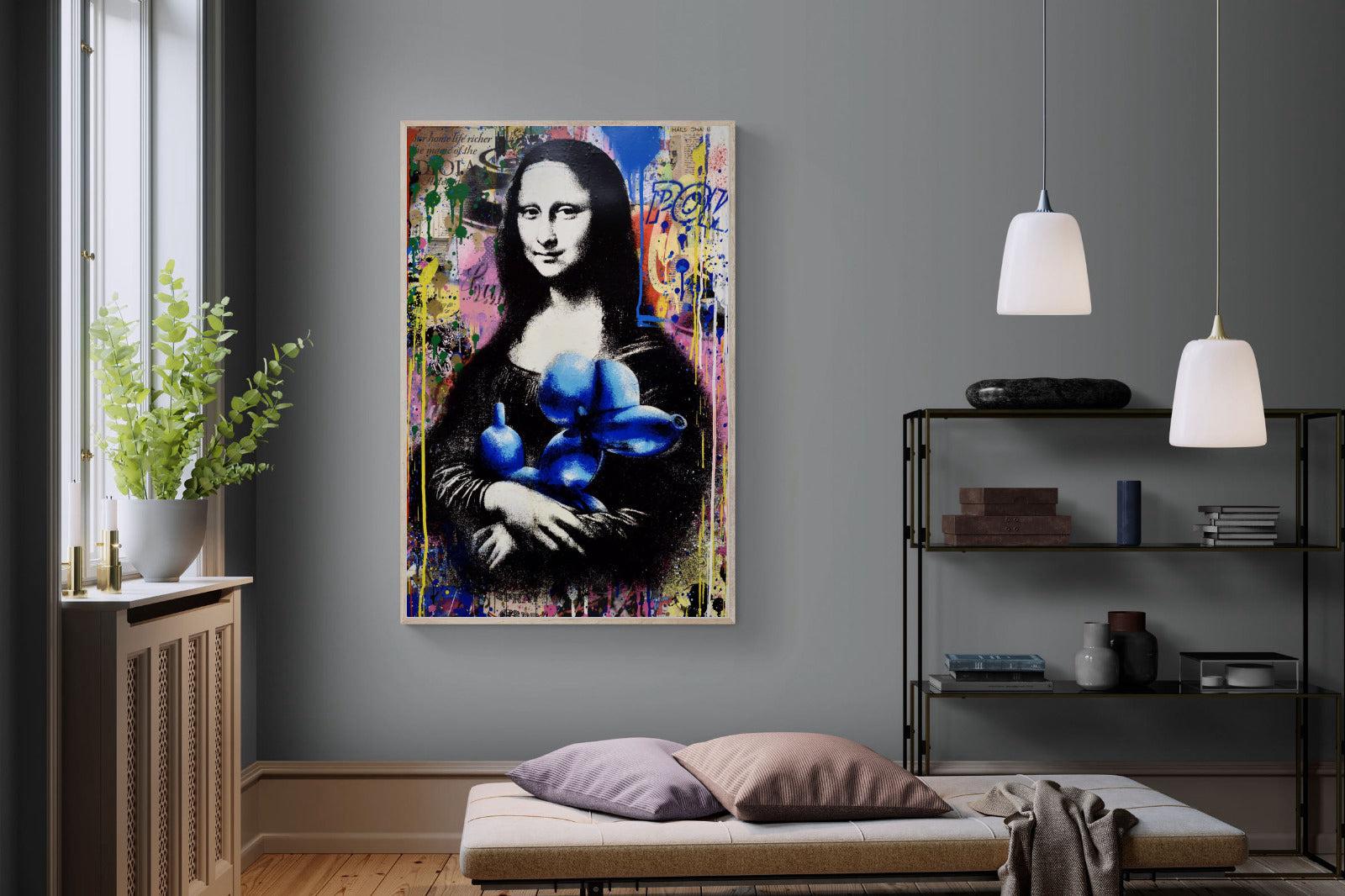 Mona Lisa Pop Art-Wall_Art-120 x 180cm-Mounted Canvas-Wood-Pixalot