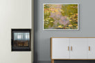 Monet Water Lilies-Wall_Art-100 x 75cm-Mounted Canvas-White-Pixalot