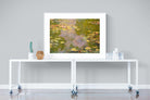 Monet Water Lilies-Wall_Art-120 x 90cm-Framed Print-White-Pixalot