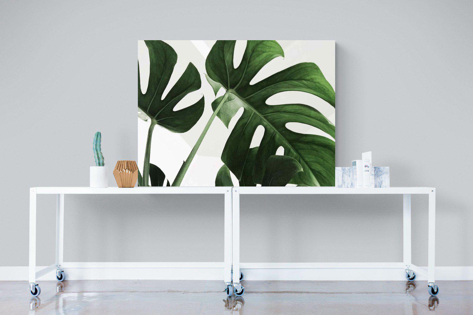 Monstera-Wall_Art-120 x 90cm-Mounted Canvas-No Frame-Pixalot