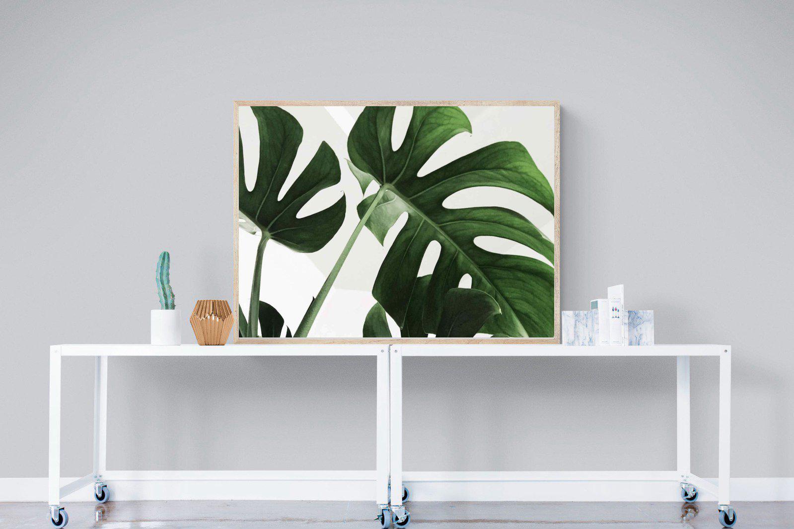 Monstera-Wall_Art-120 x 90cm-Mounted Canvas-Wood-Pixalot