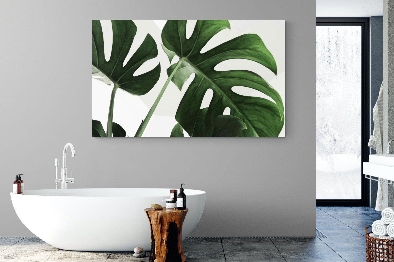 Monstera-Wall_Art-180 x 110cm-Mounted Canvas-No Frame-Pixalot