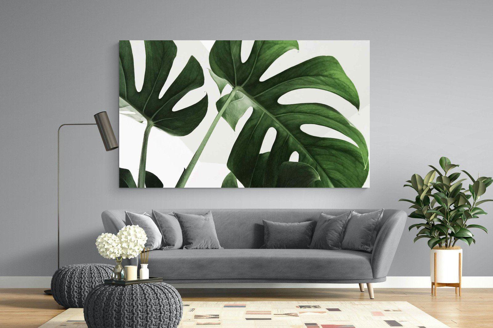 Monstera-Wall_Art-220 x 130cm-Mounted Canvas-No Frame-Pixalot